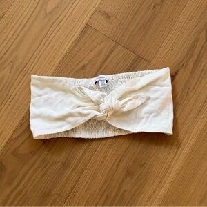TopShop Cream Bandeau Top